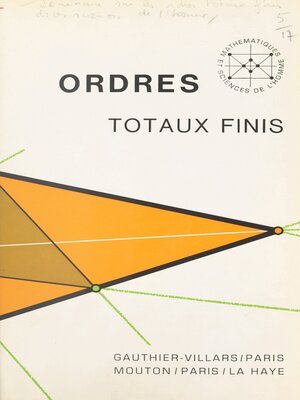 cover image of Ordres totaux finis